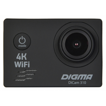 Экшн-камера Digma DiCam 310 черный (возможность работы в режиме Web камеры)