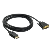 Кабель аудио-видео Buro 1.1v DisplayPort (m)/DVI-D (Dual Link) (m) 3м. позолоч.конт. черный (BHP DPP_DVI-3)
