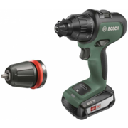 Дрель-шуруповерт Bosch AdvancedImpact 18 аккум. патрон:быстрозажимной (кейс в комплекте)