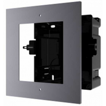 HIKVISION DS-KD-ACF1/Plastic Рамка монтажная на 1 модуль, врезная с пластиковым монтажным основанием