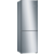 Холодильник BOSCH Serie 4, VitaFresh, Full NoFrost, Габариты 186x60x66, Общий пол. объем: 324 (х:237, м:87), Под нержавеющую сталь, Утопленные ручки во всю высоту, Multi Airflow, Зона свежести VitaFresh, LED освещение сверху, Полки EasyAccess, Класс энерг