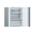 Холодильник BOSCH Serie 4, VitaFresh, Full NoFrost, Габариты 186x60x66, Общий пол. объем: 324 (х:237, м:87), Под нержавеющую сталь, Утопленные ручки во всю высоту, Multi Airflow, Зона свежести VitaFresh, LED освещение сверху, Полки EasyAccess, Класс энерг