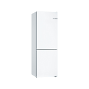 Холодильник BOSCH Serie 4, VitaFresh, Full NoFrost, Габариты 186x60x66, Общий пол. объем: 324 (х:237, м:87),Белый, Утопленные ручки во всю высоту, Multi Airflow, Зона свежести VitaFresh, LED освещение сверху, Полки EasyAccess, Класс энергоэффективности A