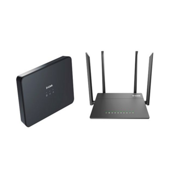 Роутер беспроводной D-Link DIR-815/SRU/S1A AC1200 10/100BASE-TX черный