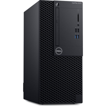 Персональный компьютер Dell OptiPlex 3070 Dell Optiplex 3070 MT Intel Core i3 9100(3.6Ghz)/8192MB/SSD 256GB/DVDrw/Int:Intel UHD Graphics 630/war 1y/7.93kg/black/W10Pro