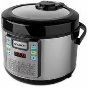 Мультиварка Scarlett SC-MC410S24 4л 700Вт черный/стальной