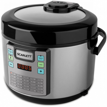 Мультиварка Scarlett SC-MC410S24 4л 700Вт черный/стальной