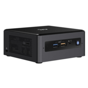 Неттоп IRU NUC 113 i3 8109U (3) 4Gb SSD240Gb/Iris Graphics 655 CR Windows 10 Professional 64 GbitEth WiFi BT 90W черный/серебристый