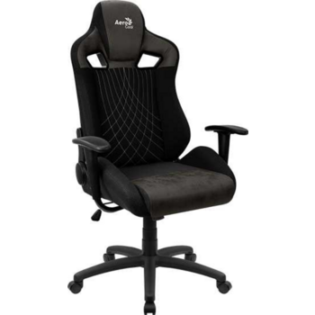 Кресло игровое Aerocool Earl Iron Black черный сиденье черный крестов.