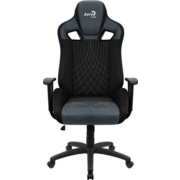 Кресло игровое Aerocool Earl Steel Blue черный/синий сиденье черный/синий крестов.