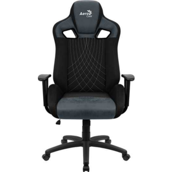 Кресло игровое Aerocool Earl Steel Blue черный/синий сиденье черный/синий крестов.