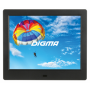 Фоторамка Digma 8" PF-843 IPS 1024x768 черный пластик ПДУ Видео