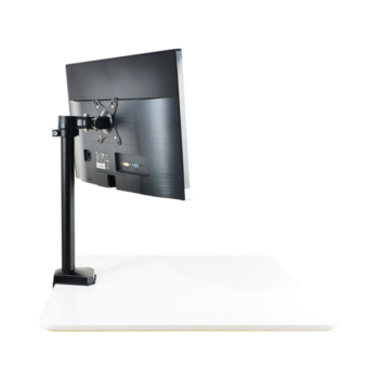 Кронштейн для мониторов ЖК Buro M3 черный 15"-27" макс.9кг крепление к столешнице поворот и наклон