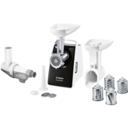 Мясорубка Bosch MFW3X17B 2000Вт черный/белый