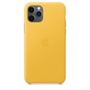 Apple iPhone 11 Pro Leather Case - Meyer Lemon, Кожанный чехол для Iphone 11 Pro цвета лимонный сироп