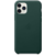 Apple iPhone 11 Pro Max Leather Case - Forest Green, Кожанный чехол для Iphone 11 Pro Max цвета зеленый лес
