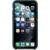 Apple iPhone 11 Pro Max Leather Case - Forest Green, Кожанный чехол для Iphone 11 Pro Max цвета зеленый лес