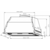 Вытяжка встраиваемая Lex GS Bloc P 600 IV LIGHT слоновая кость управление: кнопочное (1 мотор)