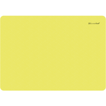 Доска для лепки Silwerhof 957007 Neon прямоугольная A4 пластик 1мм желтый
