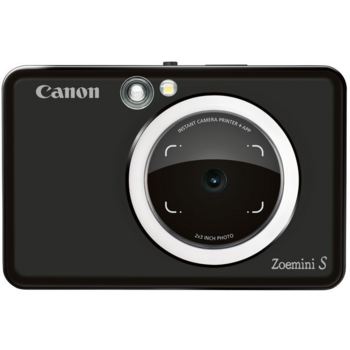 Фотоаппарат Canon Zoemini S черный 8Mpix microSDXC 30minF/Li-Ion
