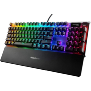 Клавиатура Steelseries Apex Pro TKL RU механическая черный USB Multimedia for gamer LED (подставка для запястий)