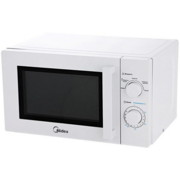 Отдельностоящая микроволновая печь Midea Отдельностоящая микроволновая печь Midea/ Отдельностоящая микроволновая печь Midea, объем 20 л, механическое управление, таймер, 5 уровней мощности, подсветка, размораживание, поворотный стол, цвет белый