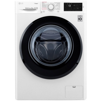Стиральная машина LG Electronics Стиральная машина LG Electronics/ отдельностоящая, 600 × 560 × 850 мм, фронтальная загрузка, 8 кг,1400 об/мин, белый цвет