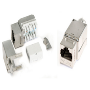 Модуль Hyperline KJNE-8P8C-C5E-90-SH-F-WH информ. KeystoneRJ45 кат.5E FTP стальной (упак.:1шт)