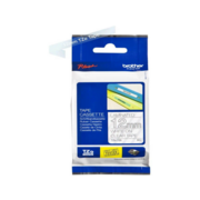 Картридж ленточный Brother TZE135 белый на прозрачном для Brother P-Touch