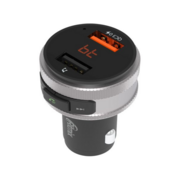 Автомобильный FM-модулятор Ritmix FMT-A707 черный MicroSD BT USB (80000131)