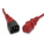 Hyperline PWC-IEC13-IEC14-3.0-RD Кабель питания монитор-компьютер IEC 320 C13 - IEC 320 C14 (3x1.0), 10A, прямая вилка, 3м, цвет красный (ПВС-АП-3*1,0-250-C13C14-10-3,0 ГОСТ 30851.1-2002 (МЭК 60320-1:1994))