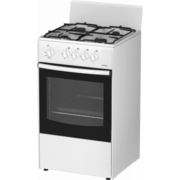 Плита Газовая Darina S GM 441 001 W Т8 белый реш.сталь