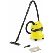 Karcher WD 2 EU-1 Пылесос [1.629-783.0] { Вт-1000; Вес, кг - 4,5; Тип пылесборника - мешок/ контейнер; Тип - сухая уборка + сбор влажного мусора; }