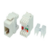 Модуль Hyperline KJ8-8P8C-C5E-180-WH информ. KeystoneRJ45 кат.5E UTP бел. (упак.:1шт)