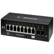 Edgeswitch 10X [ES-10X-EU] Ubiquiti коммутатор, 8х 1G RJ45, 2х SFP, раздача 15 Вт, (025201)