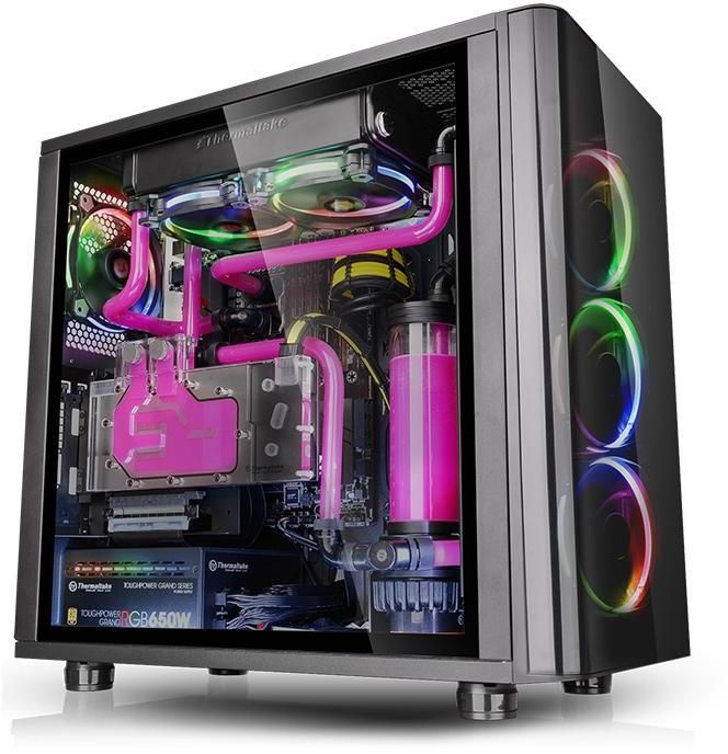 Tg pc. Thermaltake view 31 TG RGB. Thermaltake view 31 TG RGB CA-1h8-00m1wn-01. Корпус Thermaltake view 31 TG. Компьютерный корпус Thermaltake view 31 TG RGB CA-1h8-00m1wn-01 Black