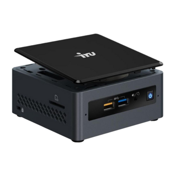 Неттоп IRU I11GL Cel J4005 (2)/4Gb/SSD120Gb/UHDG 600/CR/Windows 10 Home Single Language 64/GbitEth/WiFi/BT/65W/черный