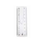 Линейка Deli EG01612 пластик дл.20см прозрачный с держателем европодвес