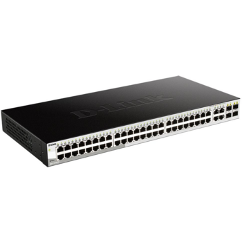 D-Link DGS-1210-52/FL1A Управляемый L2 коммутатор с 48 портами 10/100/1000Base-T и 4 комбо-портами 100/1000Base-T/SFP
