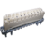 Плинт Lanmaster TWT-LSA10P-DIS-5E 10 пар LSA-PROFIL размык. ABS пластик белый