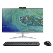 Моноблок Acer Aspire C24-320 23.8" Full HD A9 9425 (3.1)/4Gb/SSD256Gb/R5/Windows 10 Home/GbitEth/WiFi/BT/65W/клавиатура/мышь/серебристый 1920x1080