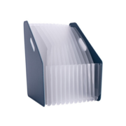 Лоток вертикальный Deli 63952DK-BLUE для бумаг A4 темно-синий полипропилен