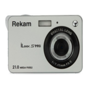 Фотоаппарат Rekam iLook S990i серебристый 21Mpix 2.7" 720p SDHC/MMC CMOS IS el/Li-Ion