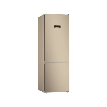 Холодильник BOSCH Serie | 4 +, VitaFresh, Full NoFrost, Габариты 203x60x66, Общий пол. объем: 388 (х:280, м:108), Капучино, Сенсорный LED дисплей,Multi Airflow, Режимы «Суперохлаждение», «Суперзамораживание», сигнал открытой дверцы, Конструкция PerfectFit
