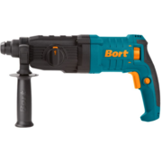 Bort Перфоратор электрический BHD-800x2 {800 Вт; SDS+ ; 3,2 кг; 1420 об/мин; 5400 уд/мин; 220...240 В; 50 Гц; аксессуаров 12 шт; гарантия 2 г} [93410716]