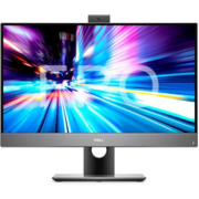 Моноблок Dell Optiplex 5480 23.8" Full HD Touch i5 10500T (2.3) 8Gb SSD512Gb UHDG 630 Windows 10 Professional 64 GbitEth WiFi BT 155W клавиатура мышь Cam черный 1920x1080
