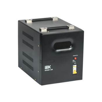 Стабилизатор напряжения IEK Expand 5кВА однофазный черный (IVS21-1-005-11)