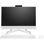Моноблок HP 22-df0014ur 21.5" Full HD PS J5040 (2)/4Gb/SSD128Gb/UHDG 605/CR/Free DOS 3.0/GbitEth/WiFi/BT/65W/клавиатура/мышь/Cam/белый 1920x1080