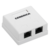 Розетка ITK CS2-1C5EU-22-G настенная 62x59.6x26.5мм RJ45 пластик белый