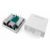 Розетка Hyperline SB1-2-8P8C-C5E-SH-WHRJ45 2 кат.5E FTP бел. (упак.:1шт)